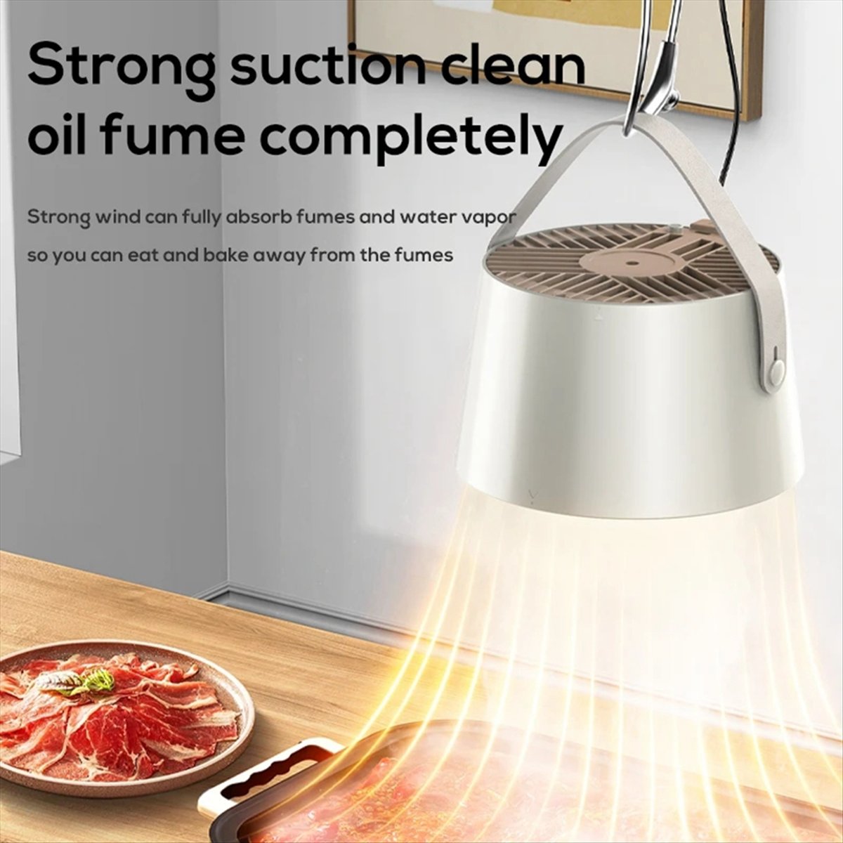 Commercial Kitchen Ventilation - Przenośna okap kuchenny M10K, wentylator wyciągowy