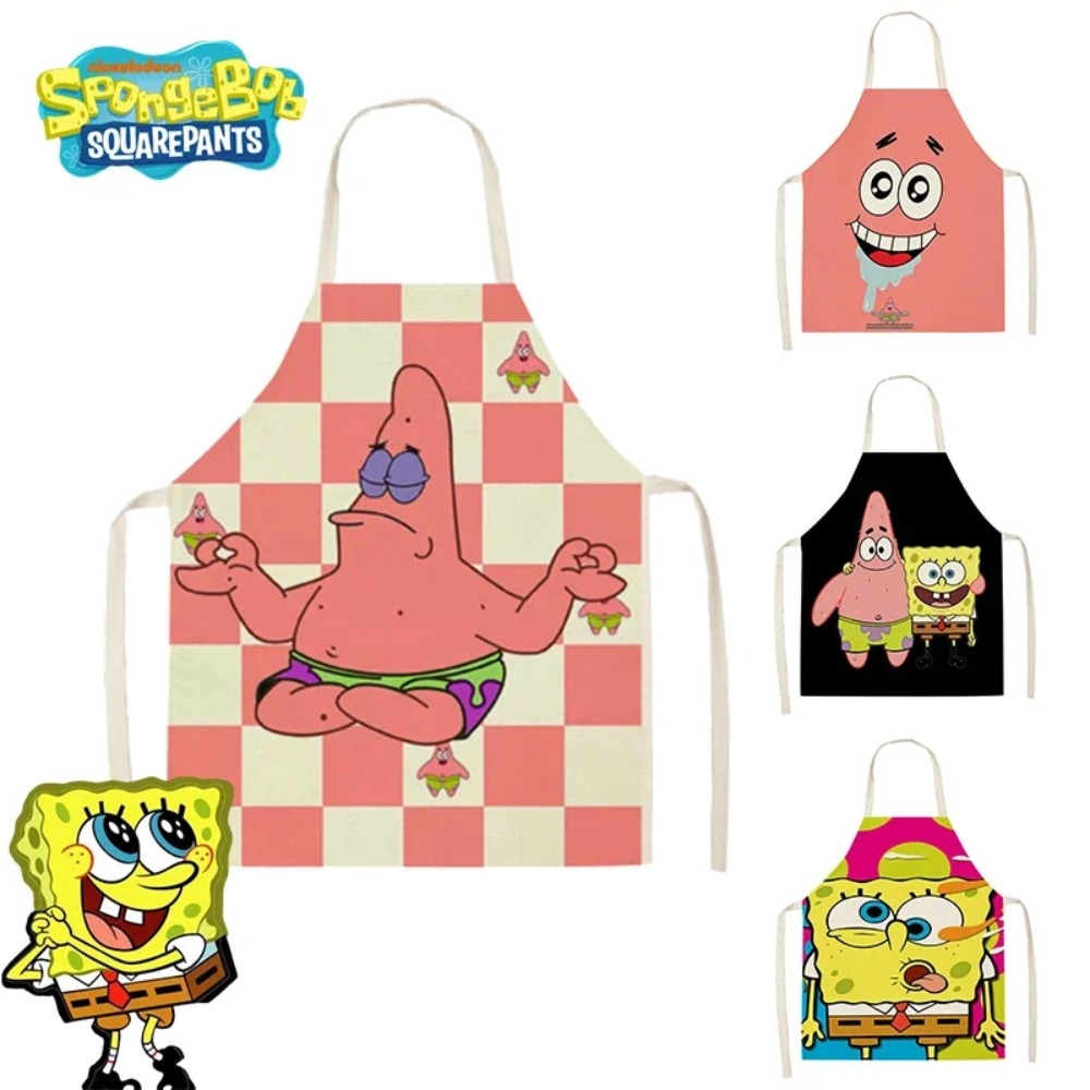 Commercial Kitchen Set - Fartuchy kuchenne SpongeBob Patrick dla dorosłych,