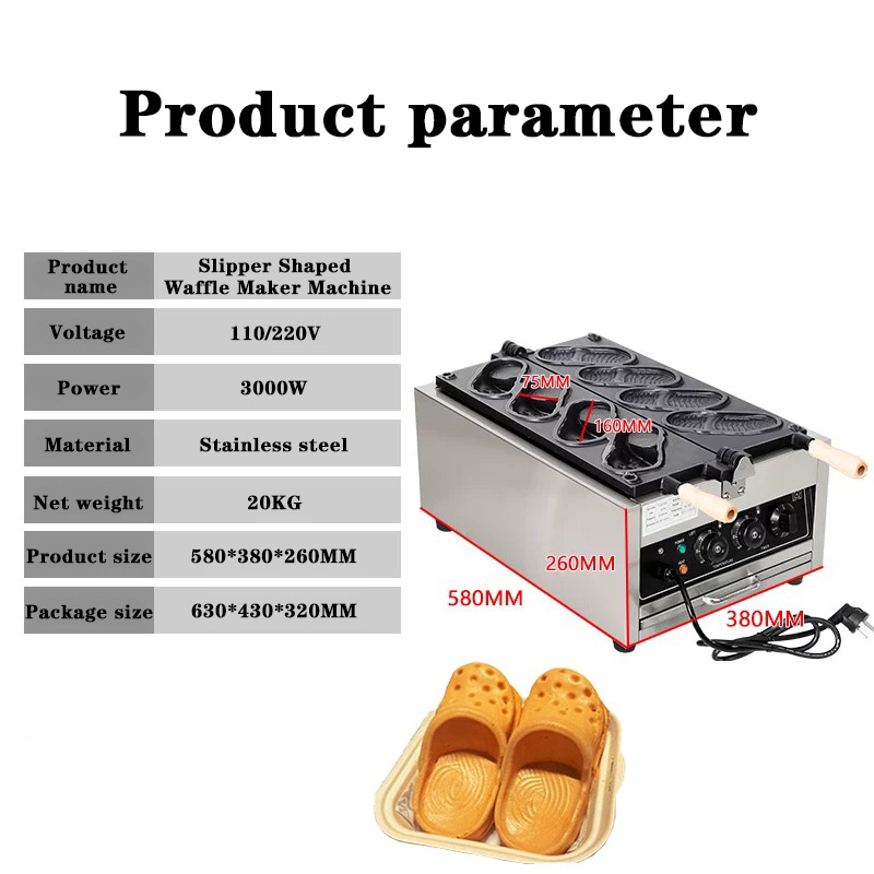 Commercial Kitchen Set - Zestaw do robienia wafli w kształcie