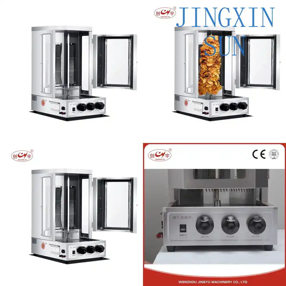 Commercial Kitchen Grill - Maszyna do shawarmy do produktów mięsnych,