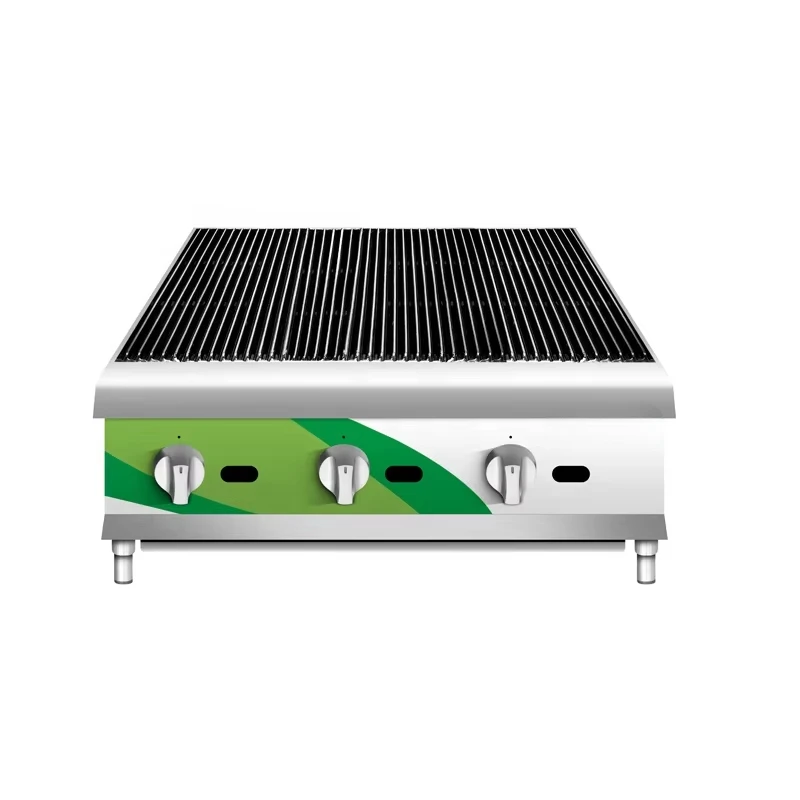 Gazowy grill charbroiler GBL-4 – Commercial Kitchen Grill recenzja i cena