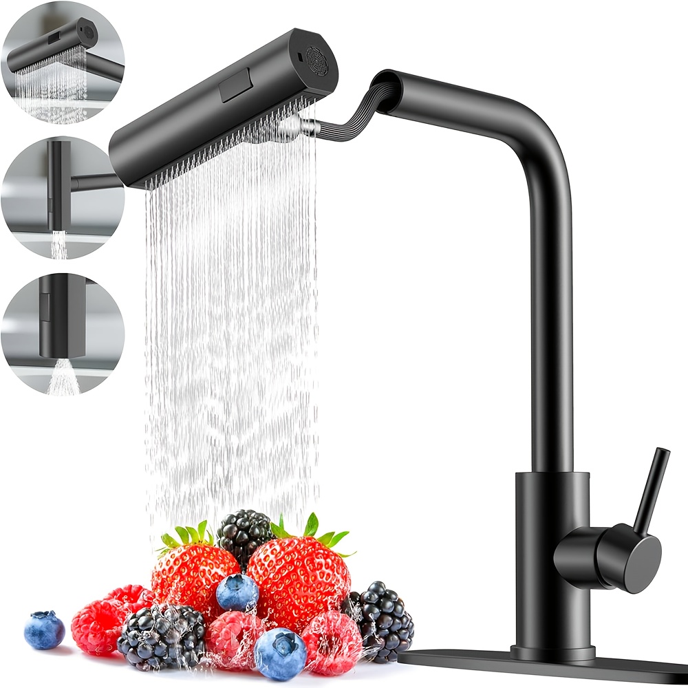 1 szt. Czarny kran kuchenny z  – Commercial Kitchen Units recenzja i cena